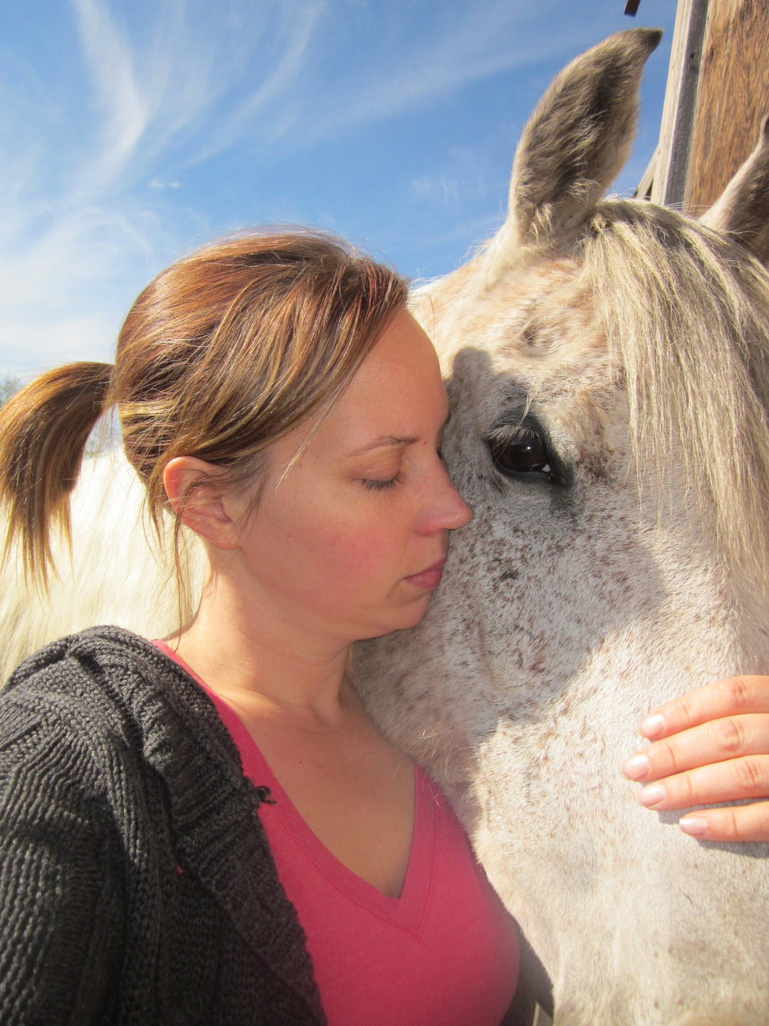 Because I lost my horse...