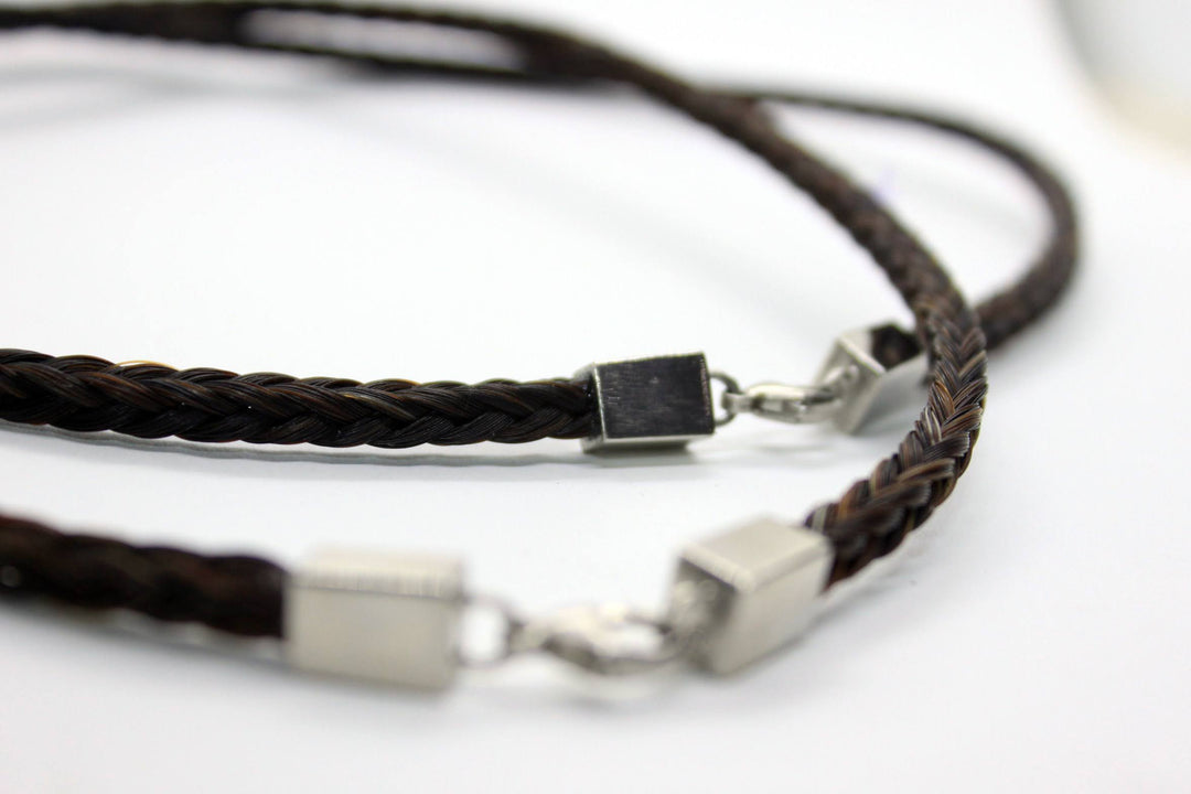 Blacksmith Collection Braided Horsehair Bracelet