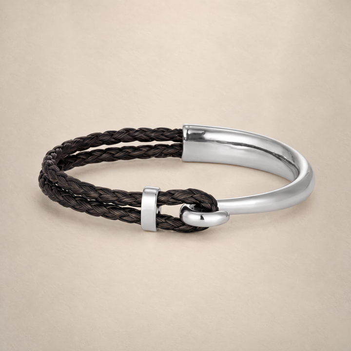 Essentials Braided Horsehair Bangle