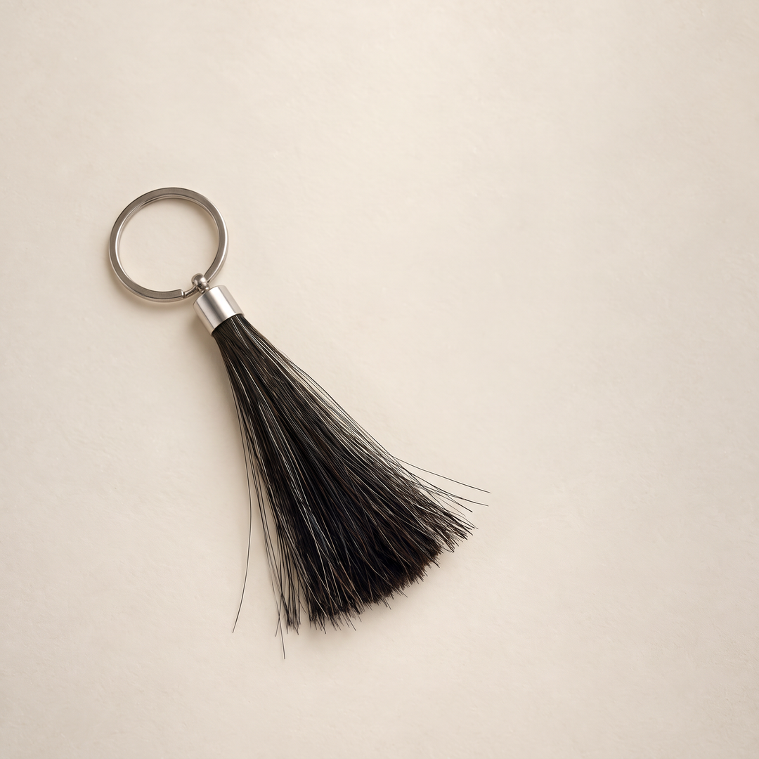 Essentials Horsehair Keychain